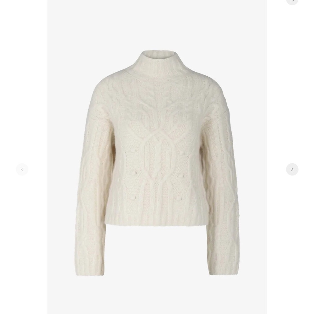 Vince, Interlaced Cable Alpaca & Wool-Blend Sweater, Size Medium, Like New